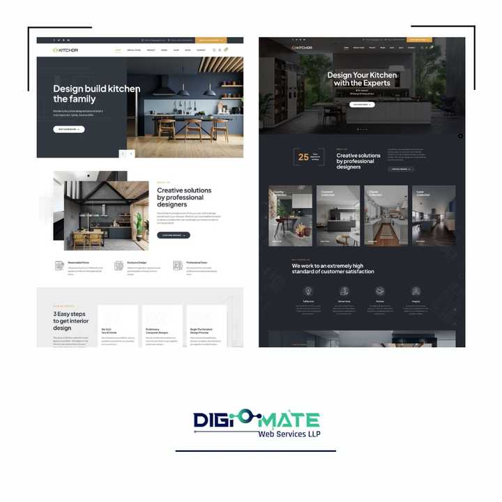 Smart and scalable website development for interior designers businesses