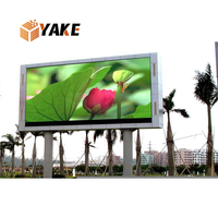 Écran publicitaire extérieur étanche P2.5 P3 P4 P5 P6 P8 P10 monté sur pilier Écran à affichage LED