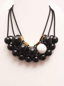 GRAVÉ Nouvelle Arrivée Buffalo Ox Corne Collier Poli Animal Style Os Bijoux Conception Naturelle Perles Femmes Filles De Mariage - Product Image 2