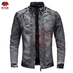 Veste en jean personnalisée Ryan Pro Gear pour hommes, tissu confortable et respirant avec logo personnalisé, design OEM - Product Image 2