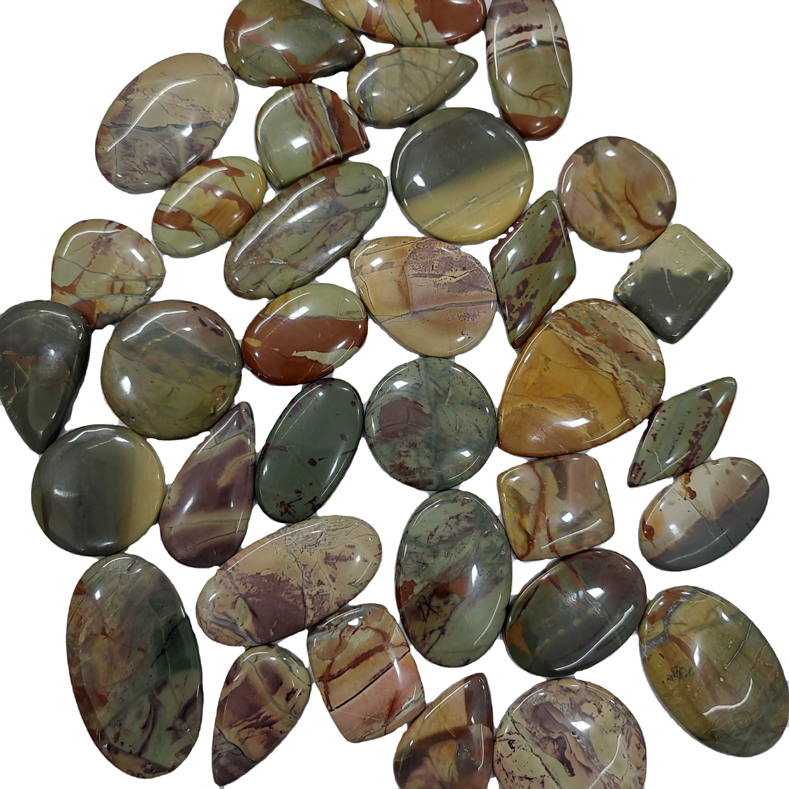 100% полихромный драгоценный камень из яшмы высшего качества, высший сорт, драгоценный камень для ювелирных изделий, доступный оптом в Индии