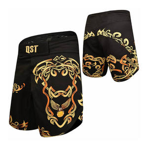 Short de combat personnalisable MMA Kimono Jiu Jitsu confortable et extensible dans les deux sens Logo court Muay Thai de marque pour vêtements d'arts martiaux - Product Image 4