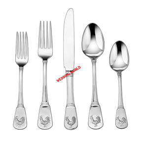 Set of Five Metal Cutlery Excellent Quality handmade Flatware <b>Caddy</b> Customized Size Designer Metal Cutlery - Product Image 1