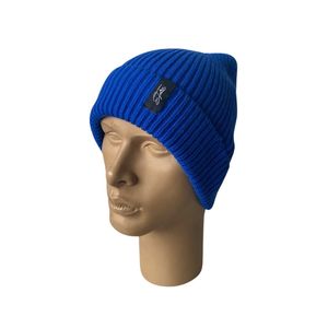 Personnalisé gris foncé tricoté acrylique Slouchy Ski Beanie hiver pêcheur crâne casquette 3D broderie numérique voyage privé étiquette tissée - Product Image 4