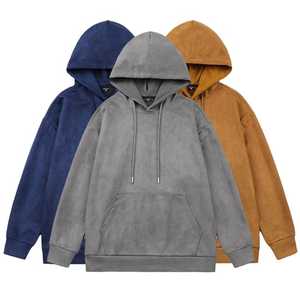 Sweatshirts à capuche respirants personnalisés pour hommes avec échantillon gratuit Tissu polaire brodé de logo personnalisé imprimé en 3D pour l'hiver - Product Image 5