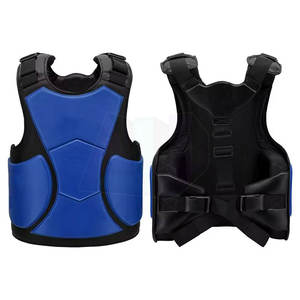 Protection de poitrine en cuir de haute qualité pour l'entraînement - Légère, durable et respirante, confort et sécurité, absorption des chocs - Product Image 6