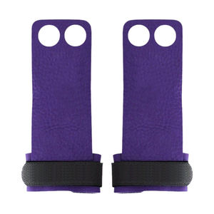 Yüksek kaliteli süet deri el sapları jimnastik halter 2 delik daha iyi kavrama çekme Ups çapraz eğitim - Product Image 4