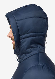 New Arrival Custom Logo 2-<b>Way</b> Zip Adjustable Hem Winter Puffer Jacket Elastic Cuffs With Zip Pockets Outerwear <b>Men's</b> Jackets - Product Image 4