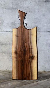 Tabla de cortar de madera de acacia de doble cara duradera con mango sólido Tabla de cortar rectangular personalizada para tareas de cocina - Product Image 4