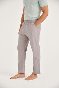 Pantalon décontracté en lin unisexe Leggings d'été de haute qualité Pantalon court régulier avec motif droit Fourniture en vrac à bas prix - Product Image 4