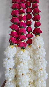 ม่านแขวนประตูลายดอกกุหลาบดอกมะลิดอกไม้แขวนพวงมาลัยดอกไม้มุสลิมตกแต่งงานแต่งงานฮาลดิเมน - Product Image 4