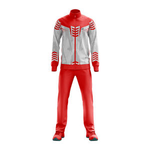 ชุดวอร์มซิปผู้ชายแบบปรับแต่งได้ คุณภาพสูง สไตล์สตรีทแวร์ แจ็คเก็ตและกางเกง พร้อมโลโก้ด้านหน้า สามารถปรับแต่งได้สำหรับทีมหรือบุคคล - Product Image 2