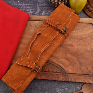 Cuchillo de Chef Profesional de Acero de Damasco al por Mayor, Funda de Cuero Personalizable, Regalo Perfecto para Él y Ella, Juego de Cocina, Soporte OEM - Product Image 6