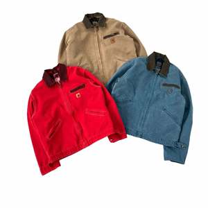 แจ็คเก็ตบอมเบอร์ผ้าแคนวาสวินเทจแบบสั่งทำพิเศษสำหรับผู้ชาย มีฮู้ด ระบายอากาศได้ดี ไซส์ใหญ่ สไตล์เวิร์คแวร์ด้านหน้า ดีไซน์เนอร์แจ็คเก็ต - Product Image 5