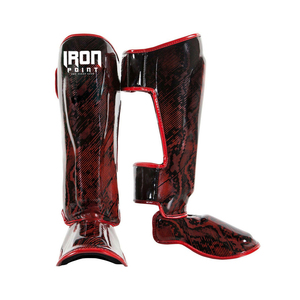 Protège-tibias en cuir véritable pour l'entraînement au football - Protection complète, taille et couleur personnalisables, en promotion - Product Image 2