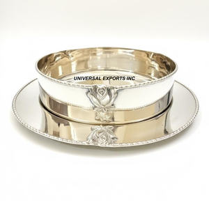 Tazón de Chocolate con Diseño en Relieve, Bañado en Níquel, Tazón de Dulces de Diseño, Tamaño Personalizado, Tazón de Chocolate Elegante - Product Image 5