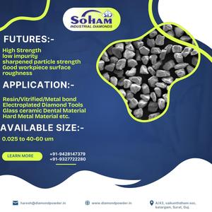 ผงเพชรสังเคราะห์อุตสาหกรรมเกรดสูงเกรดเทคนิค1กก. ผงขัดอุตสาหกรรมเกรดสูง - Product Image 1