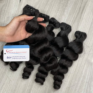 Extensions de cheveux vietnamiens Thanh Virgin de qualité supérieure, nouvelle tendance, super tirées, ondulations lâches - Product Image 3