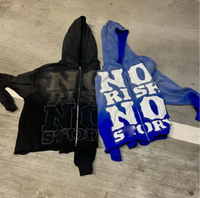 OEM Yeni Moda Ninja Kapüşonlu Sweatshirt %100 Pamuklu Örme Su Geçirmez Çevre Dostu Astarlı Ağır Kaliteli Büyük Boy Cepli