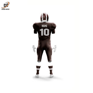 Conjunto de uniforme de fútbol americano transpirable de alta calidad personalizado para adultos XL y jóvenes para deportes de equipo - Product Image 2