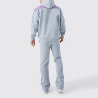 Ensemble de survêtement Trapstar personnalisé avec logo vierge pour hommes / Survêtements imprimés et brodés avec sweat à capuche et pantalon de jogging