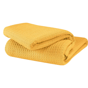 ผ้าห่มผ้าฝ้ายกันความร้อนพร้อมเทคนิคการทอผ้าชุดเครื่องนอนโลโก้ของคุณเองจำนวนมาก - Product Image 1