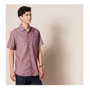 Vente en gros, service OEM, chemise de couleur unie pour homme, manches courtes, taille du pouls, le meilleur de la vente au Bangladesh, prix d'usine - Product Image 3