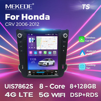 MEKEDE-Reproductor de audio para coche, sistema de radio con Android TS, wifi, 4G, soporte DVR, DSP, TMPS, para Honda CRV 2006-2012