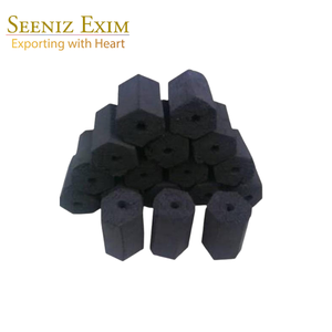 Briquettes de charbon de bois de barbecue hexagonales écologiques de longue durée faites de coquille de noix de coco cuisson de gril extérieur efficace de la chaleur sans fumée - Product Image 5