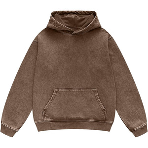 Acid Washed Hoodie for Men High Quality Oversized Fit Custom Printing Embroidery Winter Bulk Orders Discounts Custom Tags Labels - Product Image 1