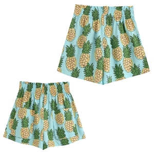 Shorts en tissu éponge pour femmes, coton, taille élastique, cordon de serrage, séchage rapide, respirant, écologique, léger, confortable, été - Product Image 3