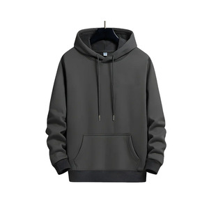 เสื้อมีฮู้ดสำหรับผู้ชายโอเวอร์ไซซ์หนาไม่มีลาย500 GSM สำหรับฤดูหนาว - Product Image 5