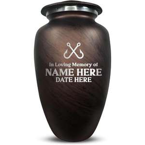 Urnas de cremación de metal Jon Boat Design de calidad de exportación para cenizas humanas disponibles a precio mayorista de exportador indio - Product Image 5
