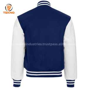 Chaqueta Bomber Varsity para hombre, nuevo diseño de talla grande, parches personalizados, chaqueta Letterman Varsity para hombre, servicio OEM - Product Image 4