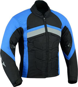 USA rider Veste de sport imperméable en Cordura noire pour homme Combinaison de moto respirante - Product Image 2