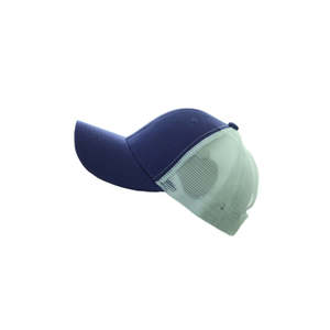 Casquette de sport à visière incurvée bicolore à 5 panneaux en gros avec logos brodés personnalisés, casquette de baseball verte - Product Image 3