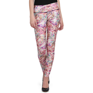 Ropa deportiva sublimada, pantalones de Yoga para mujer, mallas elásticas de cintura alta para gimnasio, mallas de Yoga con cintura elástica de alta calidad para invierno - Product Image 1