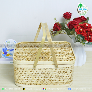 Paniers cadeaux en bambou: une façon naturelle et élégante de présenter vos cadeaux Vente CHAUDE Exportation du Vietnam - Product Image 4