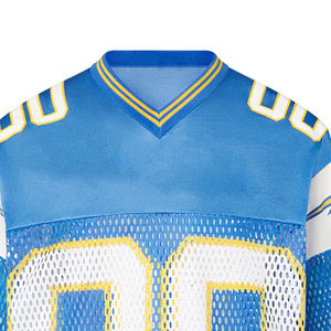 Camiseta de fútbol americano personalizada de alta calidad con número de verano, Impresión de logotipo, ropa deportiva, camiseta de béisbol de malla por sublimación para hombres - Product Image 6