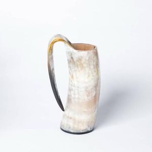 HF Crafts fait à la main naturel buffle et vache corne de boeuf tasses à boire meilleure qualité écologique personnalisable Style animal tasses - Product Image 3