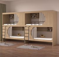 Lit superposé moderne en bois, tailles Queen/Twin/King, en promotion, mobilier de chambre pour dortoirs, hôtels, écoles et hôpitaux
