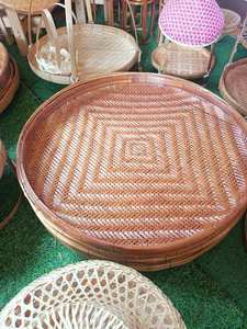 Cesta aventadora de bambú natural vietnamita para uso en cocina y granja - Product Image 5