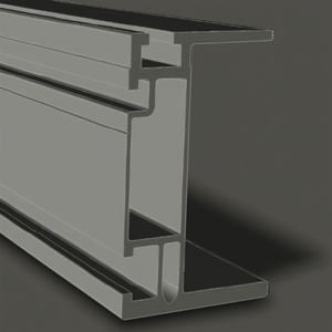 Système de montage solaire Unirac SMHD Rail 168 Mill - 410168M - Product Image 1