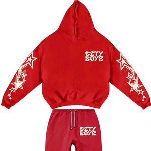 ชุดวอร์มสำหรับผู้ชายชุดวอร์มพิมพ์ลายพัฟโลโก้ - Product Image 4