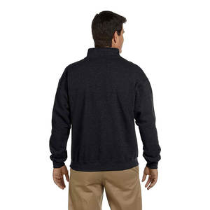 <b>Half</b> <b>Zip</b> Up <b>Sweatshirt</b> Spandex Polyester Custom Logo Causal Hoodies Oversized Cotton <b>Half</b> <b>Zip</b> <b>Sweatshirt</b> - Product Image 2