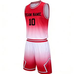 Uniformes de Baloncesto de Poliéster de Alta Calidad al por Mayor, Conjuntos Personalizados Transpirables, Reversibles, de Secado Rápido y Antibacterianos para Adultos - Product Image 5