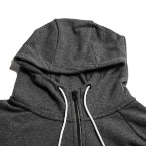 Vêtement d'extérieur surdimensionné pour femme, sweat à capuche zippé en polaire respirant, décontracté, à manches longues, chaud et doux pour l'hiver, vente en gros personnalisée - Product Image 3