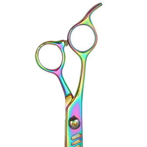 กรรไกรตัดผมมืออาชีพ สแตนเลสอย่างดี พกพาสะดวก เป็นมิตรกับสิ่งแวดล้อม ใช้สำหรับตัดแต่งขนสัตว์เลี้ยง - Product Image 6