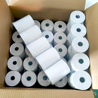 Rouleau de papier thermique 57x40mm sans BPA pour imprimante de reçus mini POS