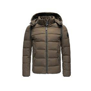 Venta al por mayor en blanco estilo de la calle OEM nylon a prueba de viento puffer Abrigo con capucha personalizado chaqueta hinchada - Product Image 2